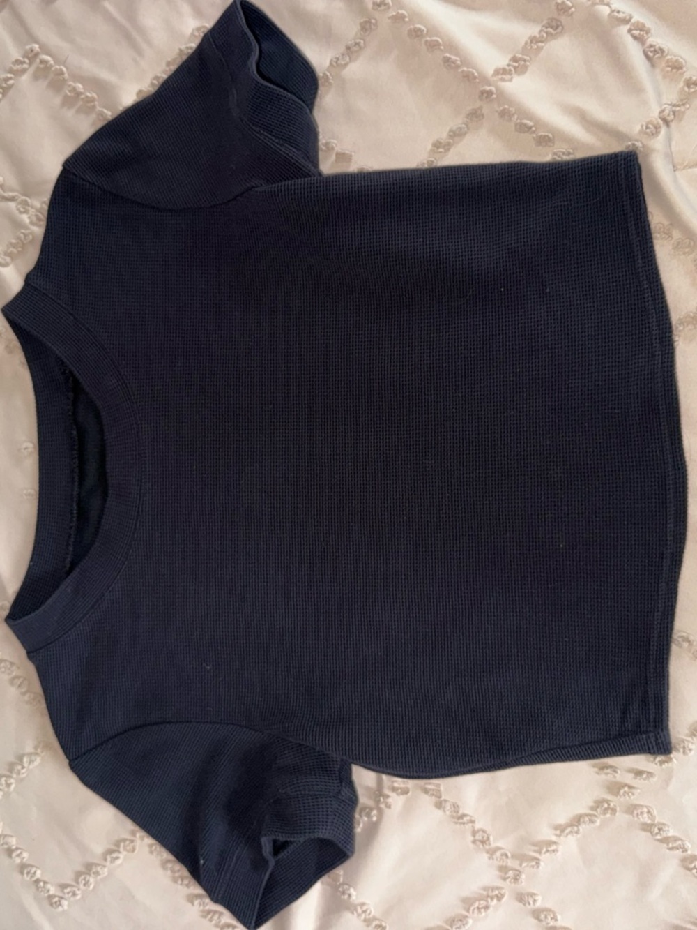 Black ALO cropped t shirt size small